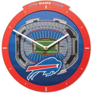 YouTheFan NFL Atlanta Falcons 3D StadiumView Clock(Buffalo Bills)