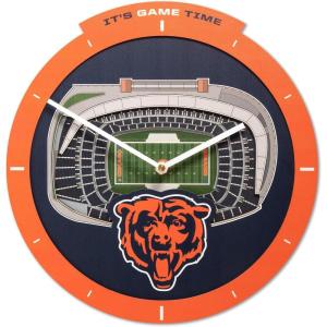 YouTheFan NFL Atlanta Falcons 3D StadiumView Clock(Chicago Bears)