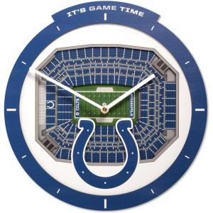 YouTheFan NFL Atlanta Falcons 3D StadiumView Clock(Indianapolis Colts)