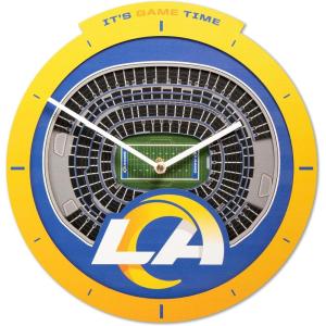 YouTheFan NFL Atlanta Falcons 3D StadiumView Clock(Los Angeles Rams)