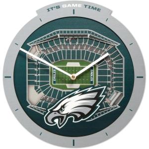 YouTheFan NFL Atlanta Falcons 3D StadiumView Clock(Philadelphia Eagles)