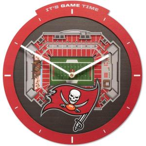 YouTheFan NFL Atlanta Falcons 3D StadiumView Clock(Tampa Bay Buccaneers)