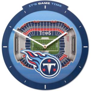 YouTheFan NFL Atlanta Falcons 3D StadiumView Clock(Tennessee Titans)