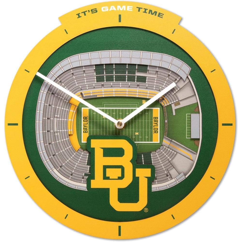 image:imageYouTheFan NCAA Arizona State Sun Devils 3D StadiumView ClockBaylor Bears