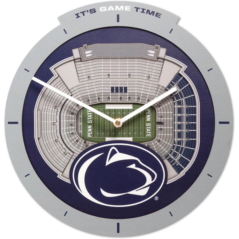 image:imageYouTheFan NCAA Arizona State Sun Devils 3D StadiumView ClockPenn State Nittany Lions