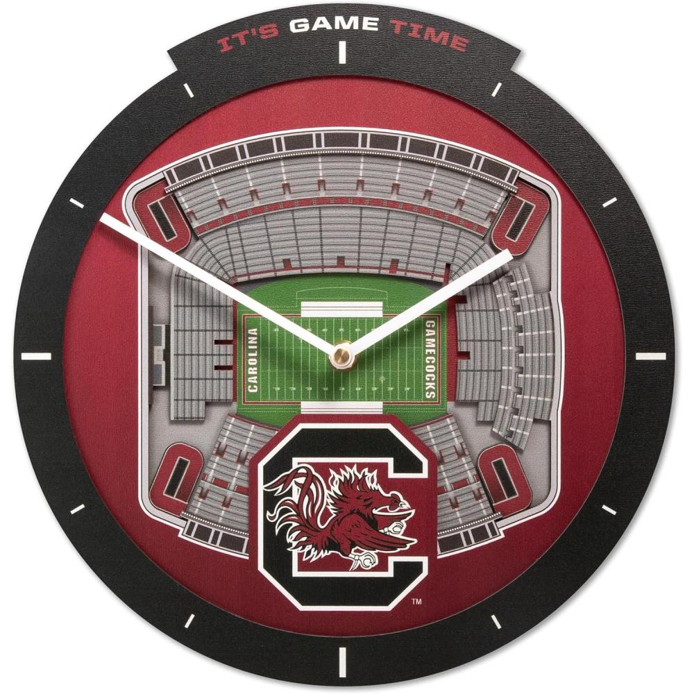 image:imageYouTheFan NCAA Arizona State Sun Devils 3D StadiumView ClockSouth Carolina Gamecocks