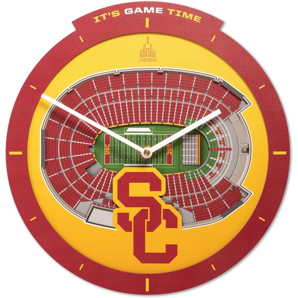 image:imageYouTheFan NCAA Arizona State Sun Devils 3D StadiumView ClockUsc Trojans