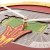 YouTheFan NCAA Arizona State Sun Devils 3D StadiumView Clock(Arizona State Sun Devils)