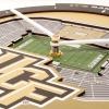 YouTheFan NCAA Arizona State Sun Devils 3D StadiumView Clock(Central Florida Knights)