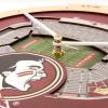 YouTheFan NCAA Arizona State Sun Devils 3D StadiumView Clock(Florida State Seminoles)