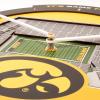 YouTheFan NCAA Arizona State Sun Devils 3D StadiumView Clock(Iowa Hawkeyes)
