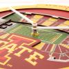 YouTheFan NCAA Arizona State Sun Devils 3D StadiumView Clock(Iowa State Cyclones)