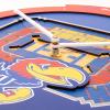 YouTheFan NCAA Arizona State Sun Devils 3D StadiumView Clock(Kansas Jayhawks)