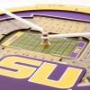 YouTheFan NCAA Arizona State Sun Devils 3D StadiumView Clock(Lsu Tigers)