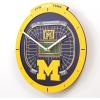 YouTheFan NCAA Arizona State Sun Devils 3D StadiumView Clock(Michigan Wolverines)