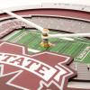 YouTheFan NCAA Arizona State Sun Devils 3D StadiumView Clock(Mississippi State Bulldogs)