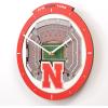 YouTheFan NCAA Arizona State Sun Devils 3D StadiumView Clock(Nebraska Cornhuskers)