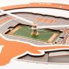YouTheFan NCAA Arizona State Sun Devils 3D StadiumView Clock(Texas Longhorns)