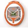 YouTheFan NCAA Arizona State Sun Devils 3D StadiumView Clock(Texas Longhorns)