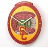 YouTheFan NCAA Arizona State Sun Devils 3D StadiumView Clock(Usc Trojans)
