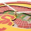 YouTheFan NCAA Arizona State Sun Devils 3D StadiumView Clock(Usc Trojans)