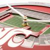 YouTheFan NCAA Arizona State Sun Devils 3D StadiumView Clock(Washington State Cougars)