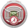 YouTheFan NCAA Arizona State Sun Devils 3D StadiumView Clock(Alabama Crimson Tide)
