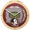 YouTheFan NCAA Arizona State Sun Devils 3D StadiumView Clock(Florida State Seminoles)