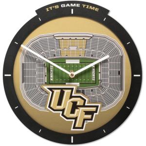 YouTheFan NCAA Arizona State Sun Devils 3D StadiumView Clock(Central Florida Knights)