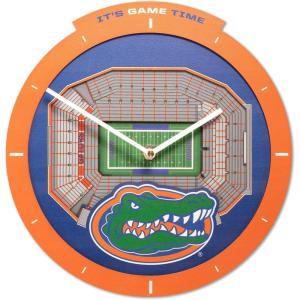 YouTheFan NCAA Arizona State Sun Devils 3D StadiumView Clock(Florida Gators)