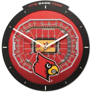 YouTheFan NCAA Arizona State Sun Devils 3D StadiumView Clock(Louisville Cardinals)