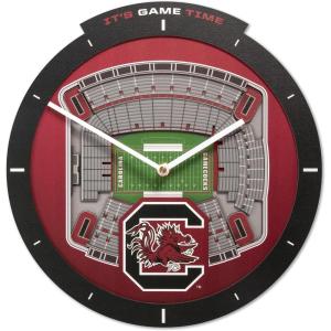 YouTheFan NCAA Arizona State Sun Devils 3D StadiumView Clock(South Carolina Gamecocks)