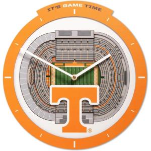 YouTheFan NCAA Arizona State Sun Devils 3D StadiumView Clock(Tennessee Volunteers)