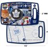 YouTheFan NHL Officially-Licensed Retro Series Cutting Board – Reversible Design for Double The Cutting Surface – Gentle on Knives, Team Message on Both Front and Back(Toronto Maple Leafs)