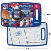 YouTheFan NHL Officially-Licensed Retro Series Cutting Board – Reversible Design for Double The Cutting Surface – Gentle on Knives, Team Message on Both Front and Back(New York Rangers)