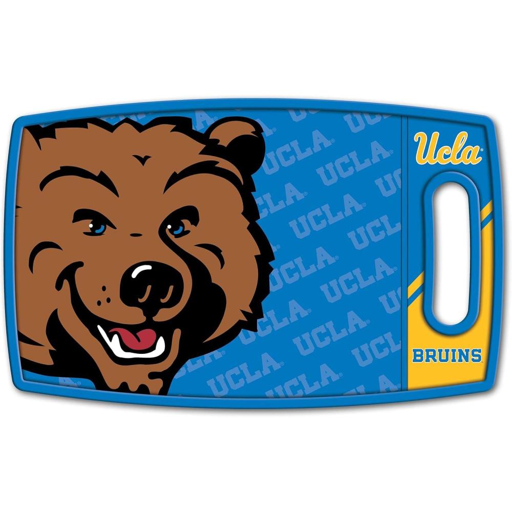 image:imageYouTheFan NCAA Officiallylicensed Logo Series Cutting Board  reversible design for double the cutting surface  gentle on knives team message on both front and backUCLA Bruins