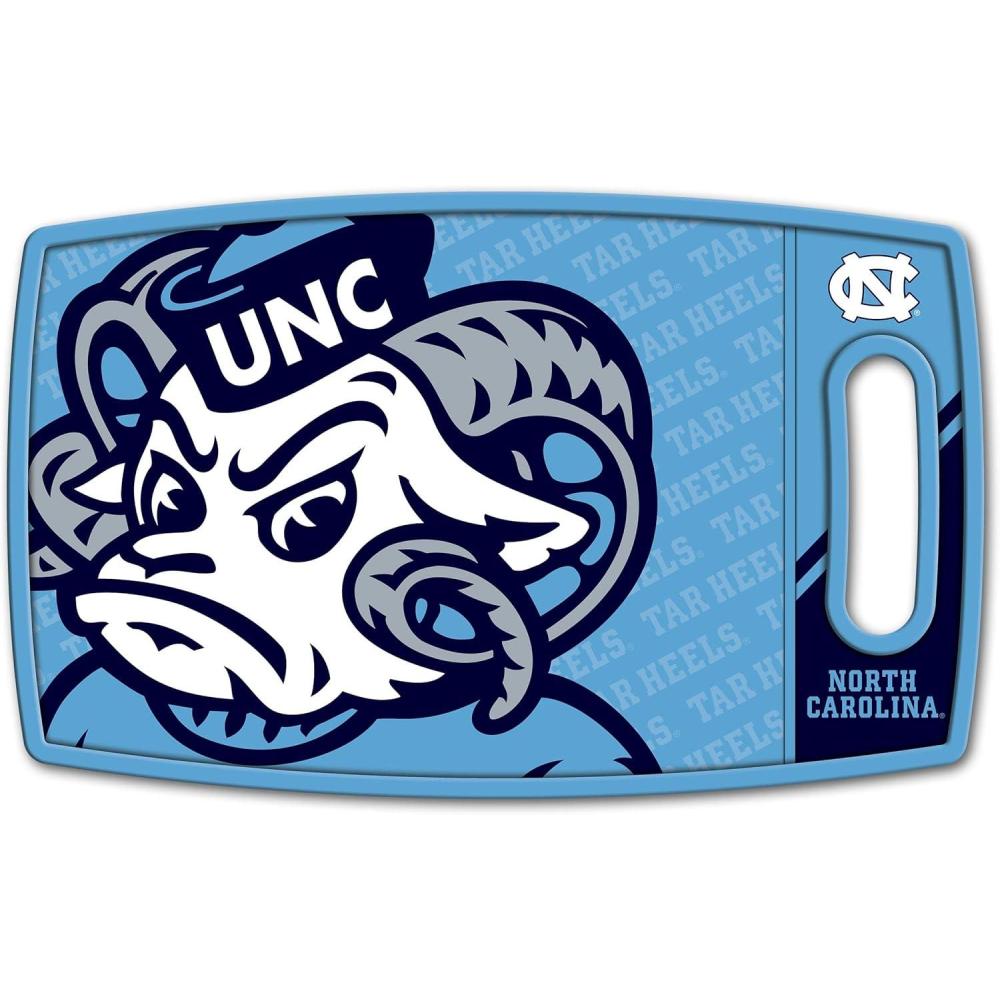 image:imageYouTheFan NCAA Officiallylicensed Logo Series Cutting Board  reversible design for double the cutting surface  gentle on knives team message on both front and backNorth Carolina Tar Heels