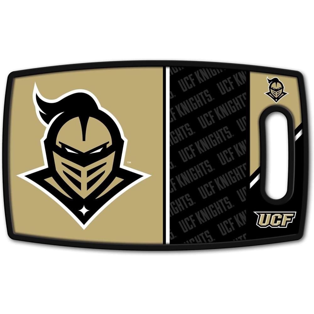 image:imageYouTheFan NCAA Officiallylicensed Logo Series Cutting Board  reversible design for double the cutting surface  gentle on knives team message on both front and backCentral Florida Knights