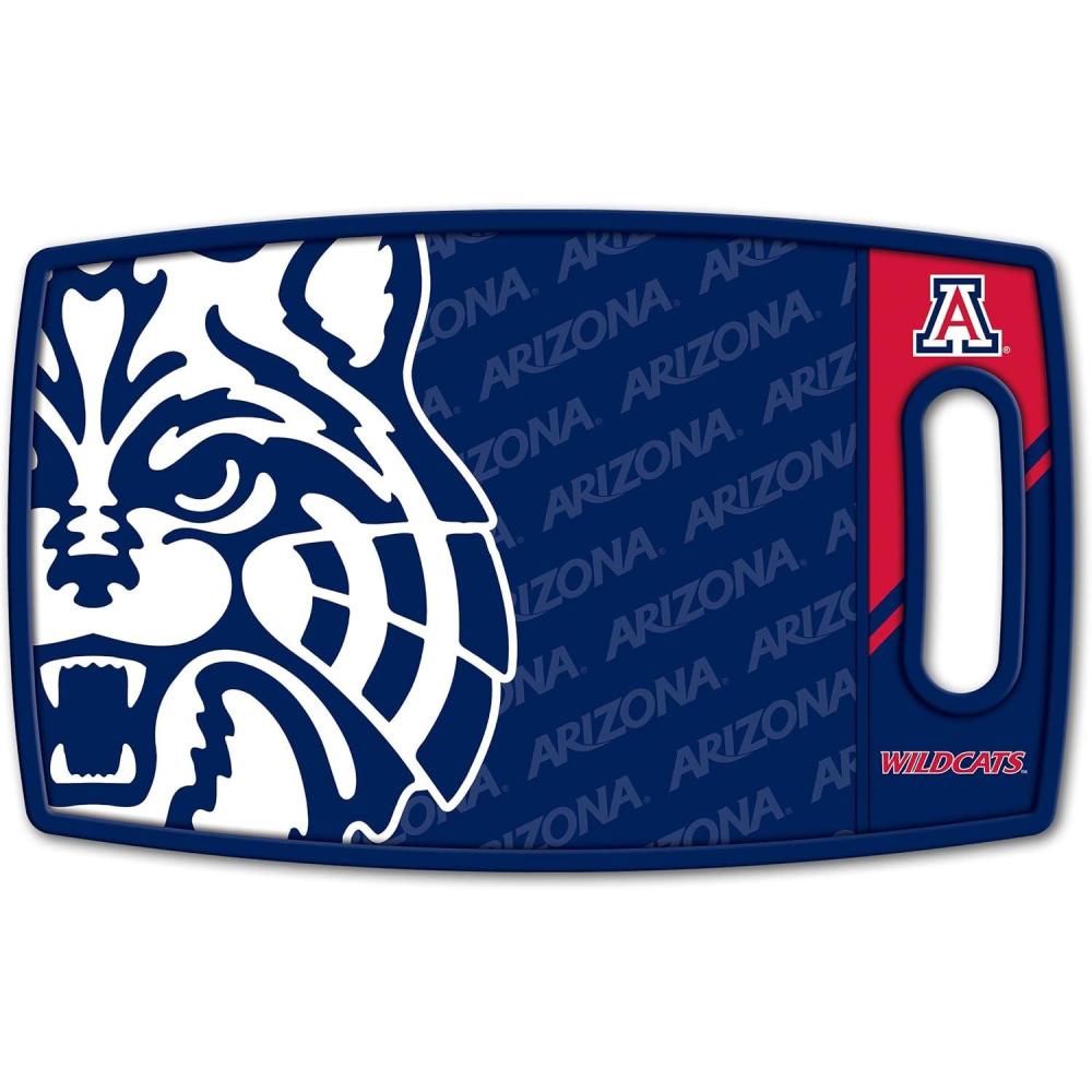 image:imageYouTheFan NCAA Officiallylicensed Logo Series Cutting Board  reversible design for double the cutting surface  gentle on knives team message on both front and backArizona Wildcats
