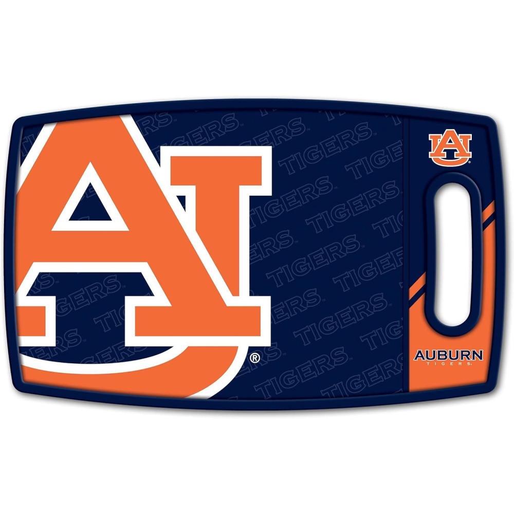 image:imageYouTheFan NCAA Officiallylicensed Logo Series Cutting Board  reversible design for double the cutting surface  gentle on knives team message on both front and backAuburn Tigers