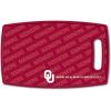 YouTheFan NCAA Officially-licensed Logo Series Cutting Board – reversible design for double the cutting surface – gentle on knives, team message on both front and back(Oklahoma Sooners)
