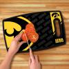 YouTheFan NCAA Officially-licensed Logo Series Cutting Board – reversible design for double the cutting surface – gentle on knives, team message on both front and back(Iowa Hawkeyes)