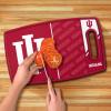 YouTheFan NCAA Officially-licensed Logo Series Cutting Board – reversible design for double the cutting surface – gentle on knives, team message on both front and back(Indiana Hoosiers)