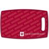 YouTheFan NCAA Officially-licensed Logo Series Cutting Board – reversible design for double the cutting surface – gentle on knives, team message on both front and back(Indiana Hoosiers)