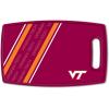 YouTheFan NCAA Officially-licensed Logo Series Cutting Board – reversible design for double the cutting surface – gentle on knives, team message on both front and back(Virginia Tech Hokies)