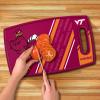 YouTheFan NCAA Officially-licensed Logo Series Cutting Board – reversible design for double the cutting surface – gentle on knives, team message on both front and back(Virginia Tech Hokies)