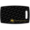 YouTheFan NCAA Officially-licensed Logo Series Cutting Board – reversible design for double the cutting surface – gentle on knives, team message on both front and back(Iowa Hawkeyes)