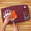 YouTheFan NCAA Officially-licensed Logo Series Cutting Board – reversible design for double the cutting surface – gentle on knives, team message on both front and back(Montana Grizzlies)