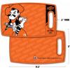 YouTheFan NCAA Officially-licensed Logo Series Cutting Board – reversible design for double the cutting surface – gentle on knives, team message on both front and back(Oklahoma St Cowboys)