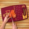 YouTheFan NCAA Officially-licensed Logo Series Cutting Board – reversible design for double the cutting surface – gentle on knives, team message on both front and back(Iowa St Cyclones)